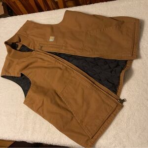 Carhartt Tan Quilted Vest